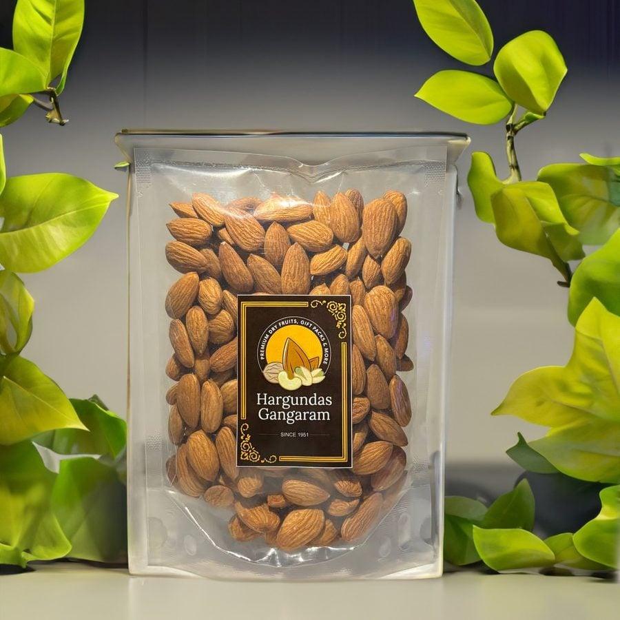 Hargundas Gangaram premium almonds pack